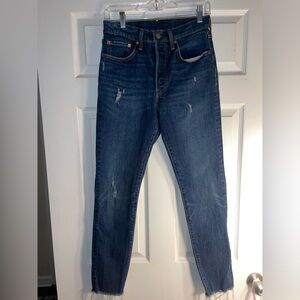 Levi’s 501 Distressed Jeans